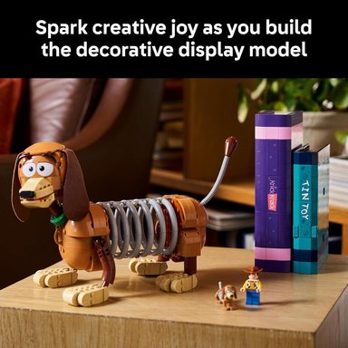 LEGO DISNEY PIXAR TOY STORY SLINKY DOG BOOKENDS 813 PIEZAS - 2