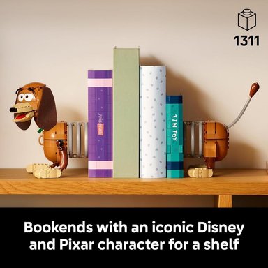 LEGO DISNEY PIXAR TOY STORY SLINKY DOG BOOKENDS 813 PIEZAS - 3