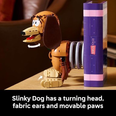 LEGO DISNEY PIXAR TOY STORY SLINKY DOG BOOKENDS 813 PIEZAS - 5
