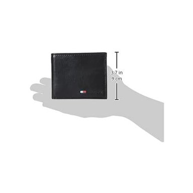 BILLETERA TOMMY HILFIGER BIFOLD COIN BLACK HOMBRE - 3