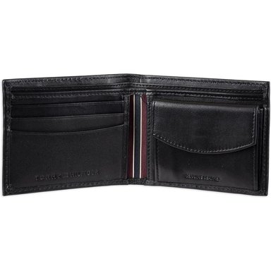 BILLETERA TOMMY HILFIGER BIFOLD COIN BLACK HOMBRE - 5