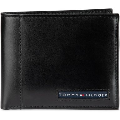 BILLETERA TOMMY HILFIGER 1018 BLACK CAMBRIDGE HOMBRE - 1