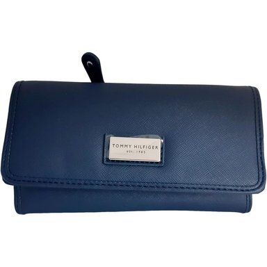 BILLETERA TOMMY HILFIGER PASAPORTE BLUE MUJER - 1