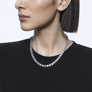 SWAROVSKI COLLAR TENNIS CUADRADO MATRIX RODIO | PLATEADO - 2