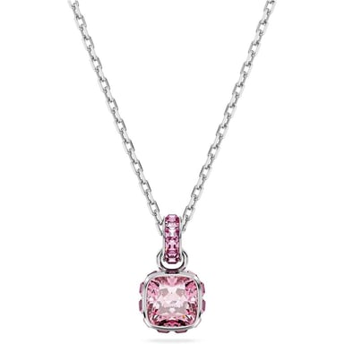 SWAROVSKI COLLAR BIRTHSTONE OCTUBRE RODIO | ROSA - 1