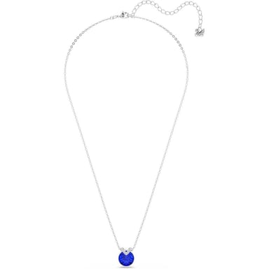 SWAROVSKI COLLAR PENDIENTE CRISTAL AZUL RODIO | AZUL - 2