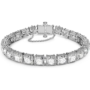 SWAROVSKI PULSERA CUADRADA MATRIX RODIO | TRANSPARENTE - 1