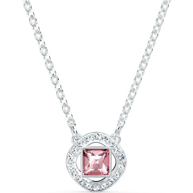 SWAROVSKI COLLAR ANGELIC SQUARE RODIO | ROSA - 1