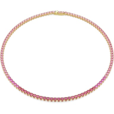 SWAROVSKI COLLAR UNA ANGELIC | ROSADO / DORADO - 1