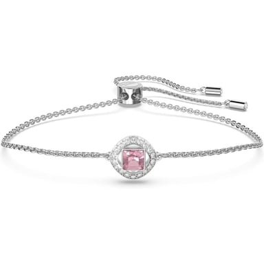 SWAROVSKI PULSERA CUADRADA ANGELIC SQUARE RODIO | ROSA - 1