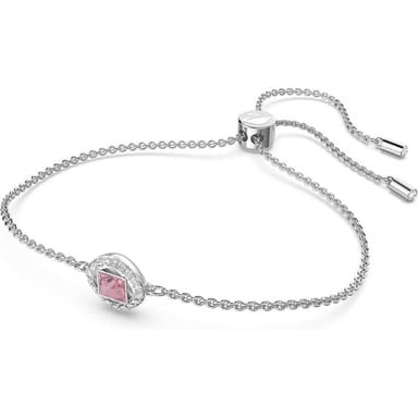 SWAROVSKI PULSERA CUADRADA ANGELIC SQUARE RODIO | ROSA - 2