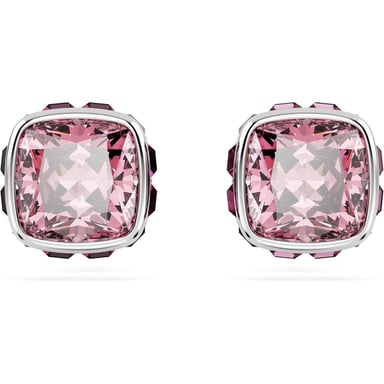SWAROVSKI ARETES STUD CUADRADO BIRTHSTONE OCTUBRE RODIO | ROSA - 1