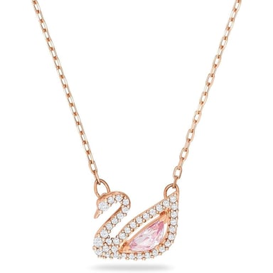 SWAROVSKI COLLAR CON PENDIENTE SWAN ORO ROSA | ORO ROSA - 1