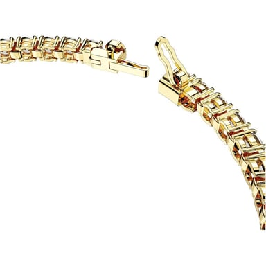 SWAROVSKI PULSERA TENNIS MATRIX ORO LARGE | DORADO - 3