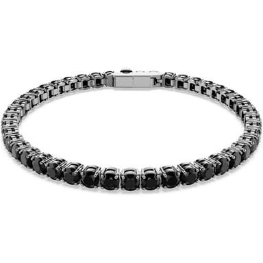 SWAROVSKI PULSERA TENNIS MATRIX RUTENIO EXTRA LARGE | NEGRO - 1