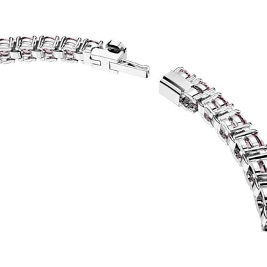 SWAROVSKI PULSERA TENNIS MATRIX RODIO SMALL | ROSA - 3