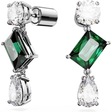 SWAROVSKI ARETES COLGANTES MIXTO MESMERA RODIO | VERDE - 2