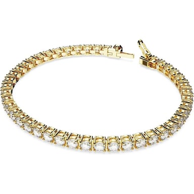 SWAROVSKI PULSERA TENNIS MATRIX ORO EXTRA LARGE | DORADO - 2