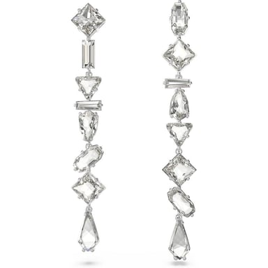 SWAROVSKI ARETES COLGANTES LARGOS MIXTO MESMERA RODIO | TRANSPARENTE - 1