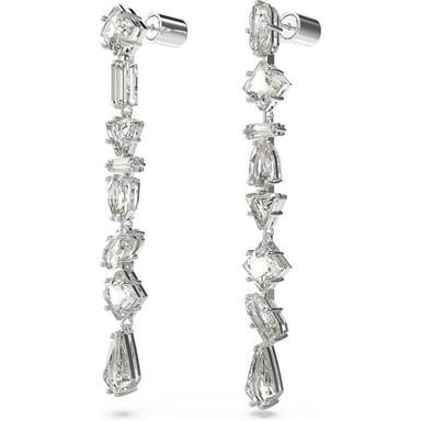 SWAROVSKI ARETES COLGANTES LARGOS MIXTO MESMERA RODIO | TRANSPARENTE - 3