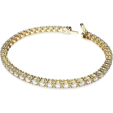 SWAROVSKI PULSERA TENNIS MATRIX ORO SMALL | DORADO - 2