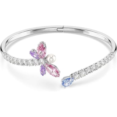 SWAROVSKI X ARIANA GRANDE PULSERA LIBÉLULA RODIO MEDIUM | ROSA/PLATEADO - 1