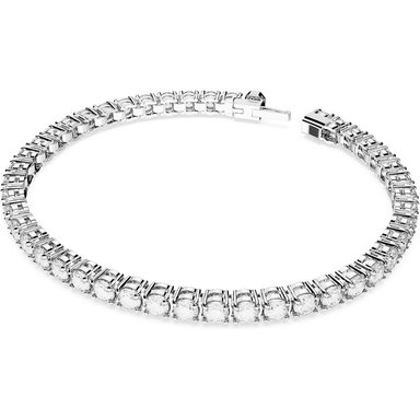 SWAROVSKI PULSERA TENNIS MATRIX RODIO LARGE | TRANSPARENTE - 2
