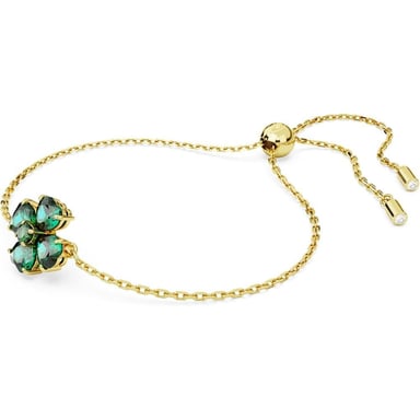 SWAROVSKI PULSERA TREBOL IDYLLIA ORO | VERDE/DORADO - 2