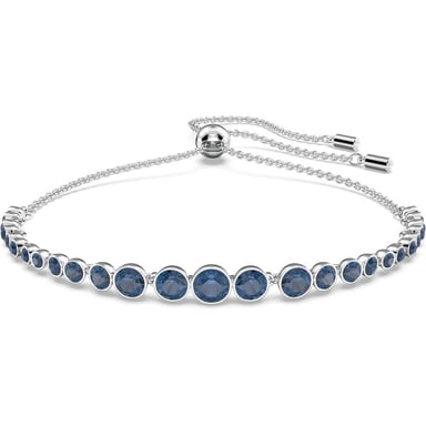 SWAROVSKI PULSERA TENNIS IMBER RODIO | AZUL/PLATEADO - 1