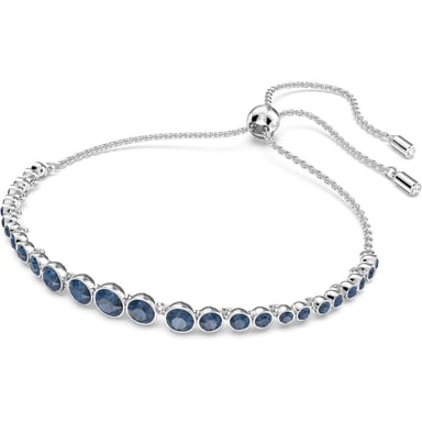 SWAROVSKI PULSERA TENNIS IMBER RODIO | AZUL/PLATEADO - 2