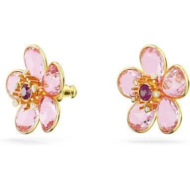 SWAROVSKI ARETES STUD FLOR IDYLLIA ORO | ROSA - 3