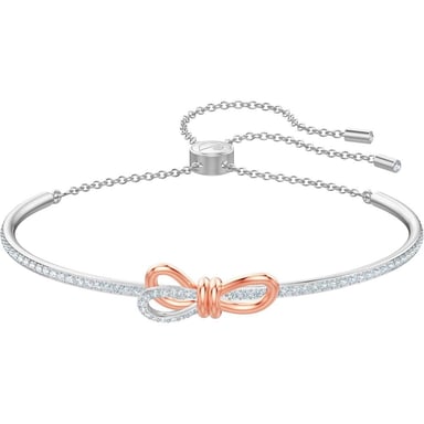 SWAROVSKI PULSERA BANGLE BOW LIFELONG MIXTO ORO ROSA Y RODIO | PLATA - 1