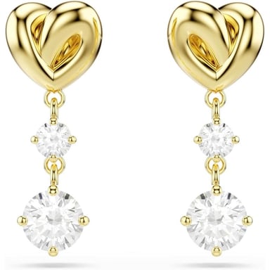 SWAROVSKI ARETES COLGANTES LIFELONG | DORADO/BLANCO - 1