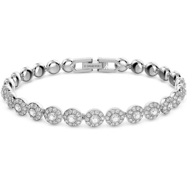 SWAROVSKI PULSERA TENNIS UNA ANGELIC RODIO | PLATEADO - 1