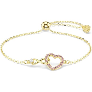 SWAROVSKI PULSERA CORAZÓN INFINITO ORO | DORADO - 1