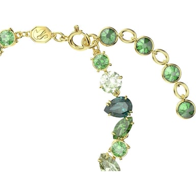 SWAROVSKI PULSERA CRISTALES MIXTOS GEMA ORO | VERDE - 3