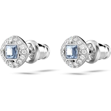 SWAROVSKI ARETES STUD CUADRADO UNA ANGELIC RODIO | AZUL OSCURO - 3