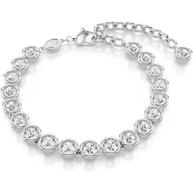 SWAROVSKI PULSERA TENNIS CRISTALES IMBER RODIO | PLATA - 1