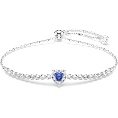 SWAROVSKI PULSERA CORAZÓN RODIO | PLATEADO/AZUL - 1