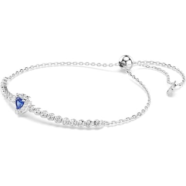 SWAROVSKI PULSERA CORAZÓN RODIO | PLATEADO/AZUL - 2