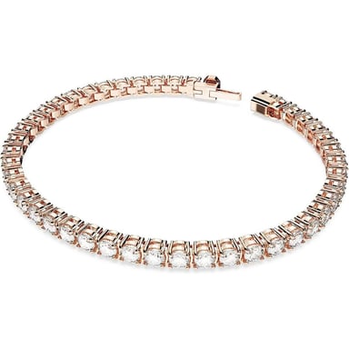 SWAROVSKI PULSERA TENNIS MATRIX ORO ROSA SMALL | ORO ROSA - 2