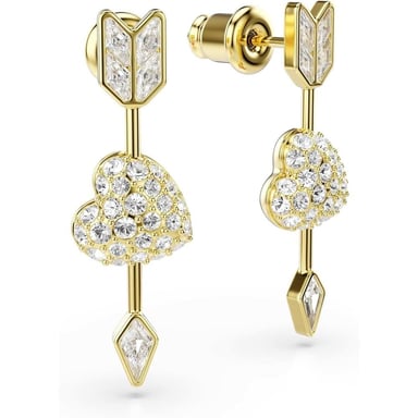 SWAROVSKI ARETES COLGANTES IDYLLIA | DORADO/BLANCO - 3