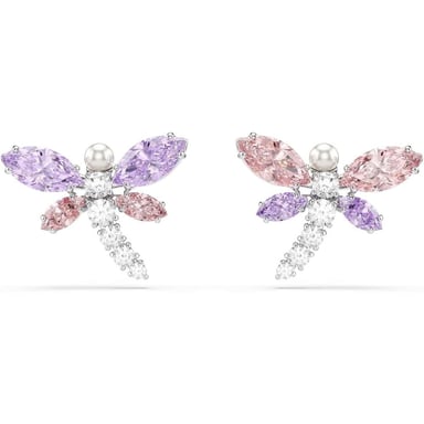 SWAROVSKI X ARIANA GRANDE ARETES ESTUDIO LIBÉLULA RODIO | MULTICOLOR - 1