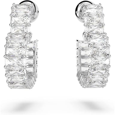 SWAROVSKI ARETES HOOP CORAZON MATRIX RODIO | RODIO - 2