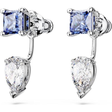 SWAROVSKI ARETES COLGANTES MIXTO MESMERA RODIO | PLATEADO/AZUL - 3