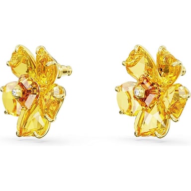 SWAROVSKI ARETES STUD FLOR FLORERE ORO | AMARILLO - 3