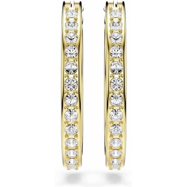 SWAROVSKI ARETES ARO CRISTALES PAVÉ ORO | DORADO - 2