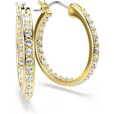 SWAROVSKI ARETES ARO CRISTALES PAVÉ ORO | DORADO - 3