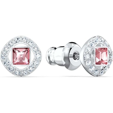 SWAROVSKI ARETES STUD CUADRADO ANGELIC SQUARE RODIO | ROSA - 2