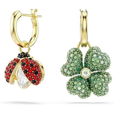 SWAROVSKI ARETES COLGANTES IDYLLIA | VERDE/ROJO - 1